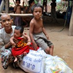 Family with grandmother