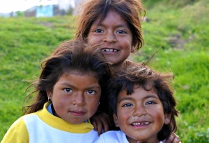 Three of Rosa Elena's children